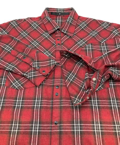 NO ID.（ノーアイディー）NO ID. (ノーアイディー) 長袖シャツ レッド サイズ:ONEの古着・服飾アイテム