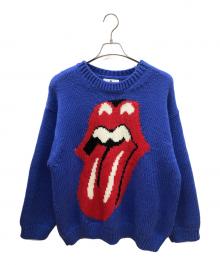 DONCARE（ドンケア）の古着「厚手ニット」｜ブルー