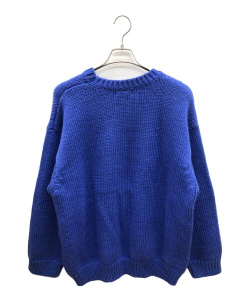 DONCARE（ドンケア）DONCARE (ドンケア) 厚手ニット ブルー サイズ:Mの古着・服飾アイテム