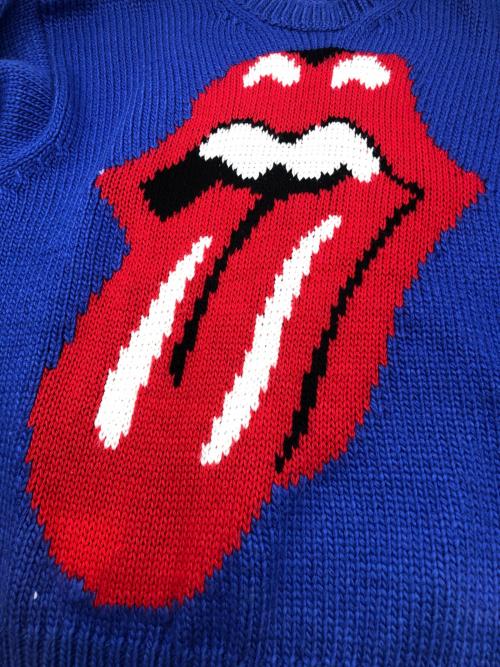 DONCARE（ドンケア）DONCARE (ドンケア) 厚手ニット ブルー サイズ:Mの古着・服飾アイテム