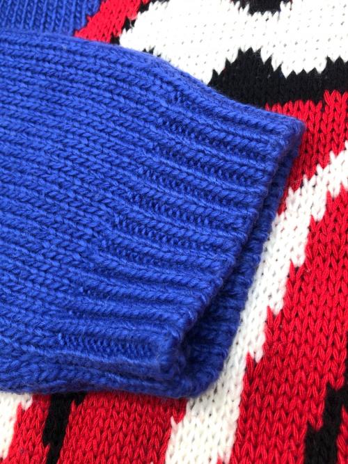 DONCARE（ドンケア）DONCARE (ドンケア) 厚手ニット ブルー サイズ:Mの古着・服飾アイテム