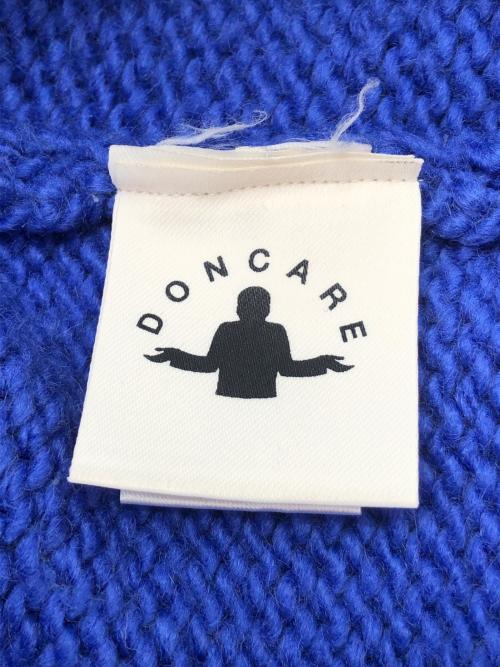 DONCARE（ドンケア）DONCARE (ドンケア) 厚手ニット ブルー サイズ:Mの古着・服飾アイテム