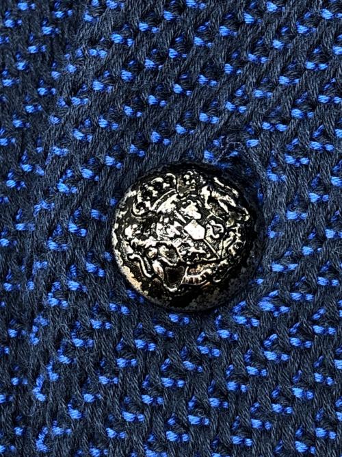 LARDINI（ラルディーニ）LARDINI (ラルディーニ) ニットテーラードジャケット ネイビー サイズ:XSの古着・服飾アイテム