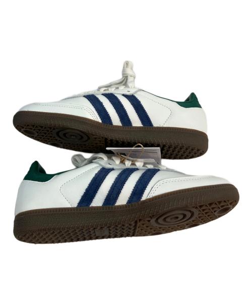 adidas（アディダス）adidas (アディダス) SAMBA OG ホワイト×ブルー×グリーン サイズ:23.5の古着・服飾アイテム