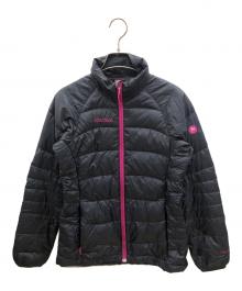 MARMOT（マーモット）の古着「ダウンジャケット」｜ブラック×パープル
