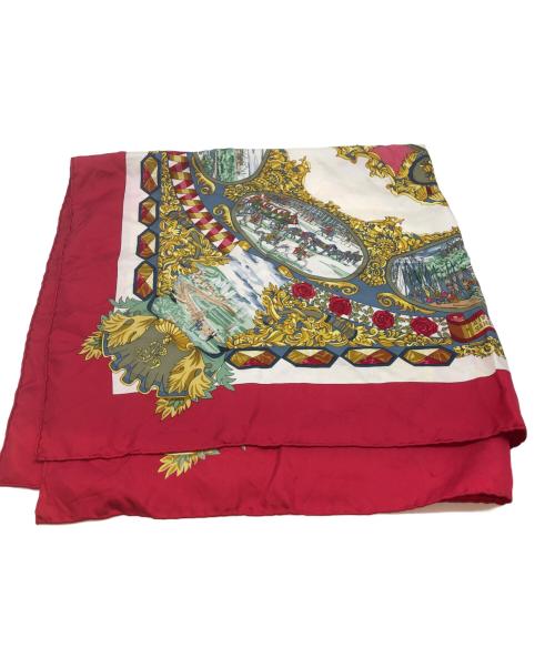 HERMES（エルメス）HERMES (エルメス) カレ90　仏英同盟 レッドの古着・服飾アイテム