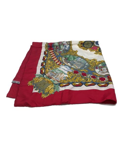 HERMES（エルメス）HERMES (エルメス) カレ90　仏英同盟 レッドの古着・服飾アイテム