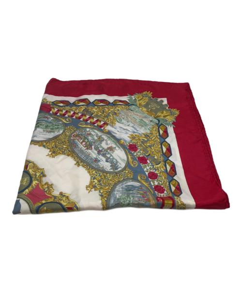 HERMES（エルメス）HERMES (エルメス) カレ90　仏英同盟 レッドの古着・服飾アイテム