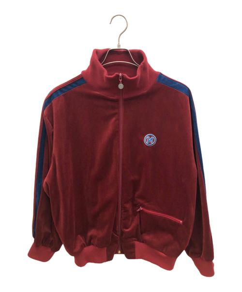 9090（9090）9090 (9090) ブルゾン ワインレッド×ネイビー サイズ:Lの古着・服飾アイテム