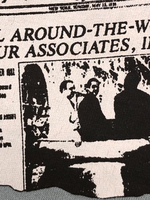 AVIREX（アヴィレックス）AVIREX (アヴィレックス) 90sヒューズプリントパーカー　コピーライト　1991年製 グリーン サイズ:Sの古着・服飾アイテム