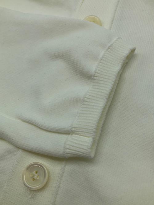 COMME des GARCONS HOMME PLUS（コムデギャルソンオムプリュス）COMME des GARCONS HOMME PLUS (コムデギャルソンオムプリュス) ニットカーディガン ホワイト サイズ:Mの古着・服飾アイテム