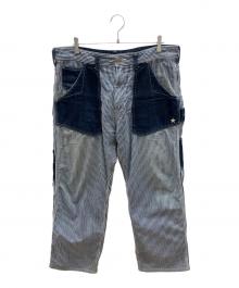 VANSON（バンソン）の古着「デニムパンツ」｜ネイビー×ホワイト