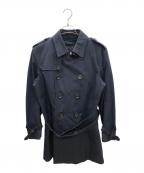BLACK LABEL CRESTBRIDGEブラックレーベル クレストブリッジ）の古着「トレンチコート」｜ネイビー