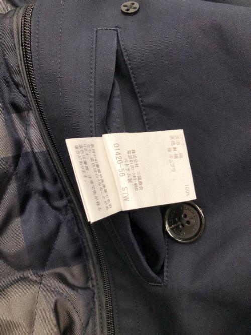 BLACK LABEL CRESTBRIDGE（ブラックレーベル クレストブリッジ）BLACK LABEL CRESTBRIDGE (ブラックレーベル クレストブリッジ) トレンチコート ネイビー サイズ:Lの古着・服飾アイテム