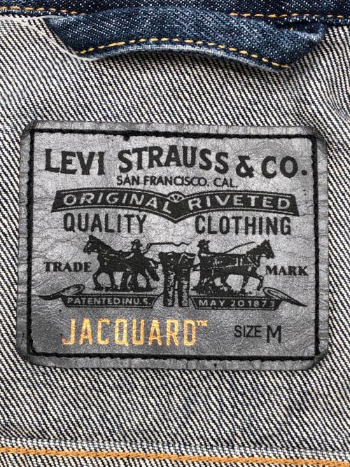 LEVI'S（リーバイス）LEVI'S (リーバイス) デニムジャケット　JACQUARD by Google ブルー サイズ:Ⅿの古着・服飾アイテム