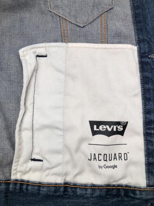 LEVI'S（リーバイス）LEVI'S (リーバイス) デニムジャケット　JACQUARD by Google ブルー サイズ:Ⅿの古着・服飾アイテム