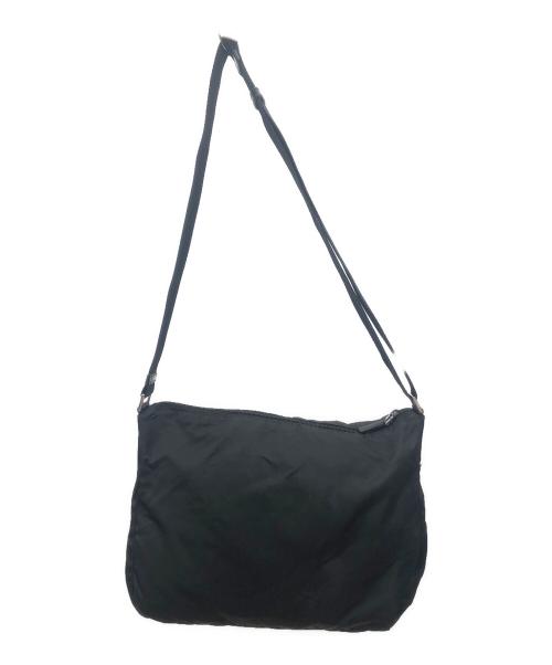 PRADA（プラダ）PRADA (プラダ) ナイロンショルダーバッグ ブラックの古着・服飾アイテム
