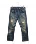 LEVI'S VINTAGE CLOTHING（リーバイス ビンテージ クロージング）の古着「00s復刻S501XXセルビッチデニムパンツ 2004年3月製 大戦モデル BIG E 月桂樹ボタン 赤耳 Vステッチ 隠しリベット 古着」｜インディゴ