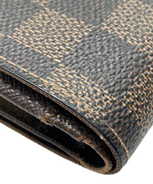 LOUIS VUITTON（ルイ ヴィトン）LOUIS VUITTON (ルイ ヴィトン) ダミエ	ポルトフォイユ・ヴィエノワ ブラウンの古着・服飾アイテム