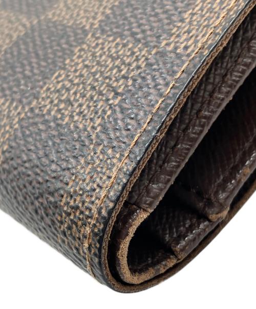 LOUIS VUITTON（ルイ ヴィトン）LOUIS VUITTON (ルイ ヴィトン) ダミエ	ポルトフォイユ・ヴィエノワ ブラウンの古着・服飾アイテム