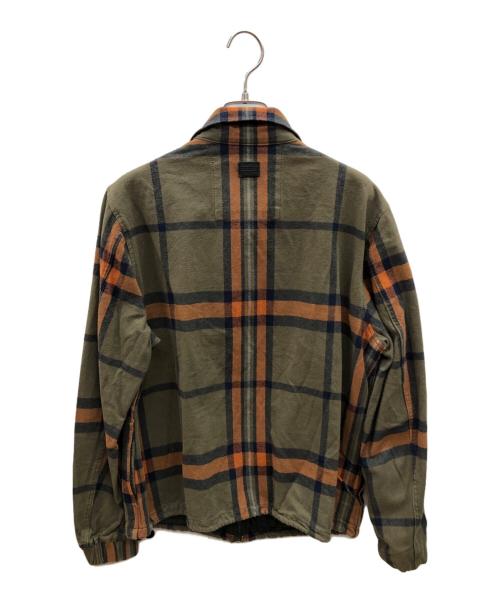 G-STAR RAW（ジースターロゥ）G-STAR RAW (ジースターロゥ) ジップジャケット カーキ×オレンジ サイズ:Mの古着・服飾アイテム