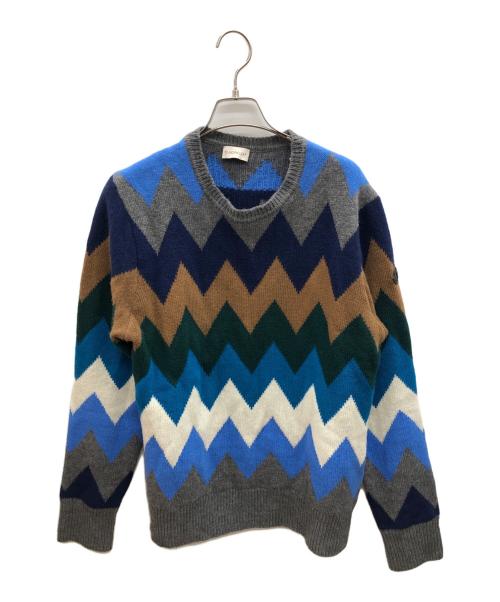 MONCLER（モンクレール）MONCLER (モンクレール) 厚手ニット マルチカラー サイズ:XLの古着・服飾アイテム