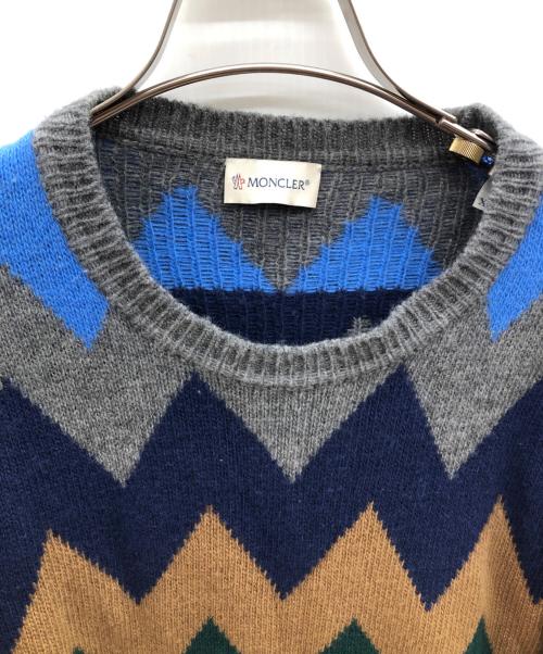MONCLER（モンクレール）MONCLER (モンクレール) 厚手ニット マルチカラー サイズ:XLの古着・服飾アイテム