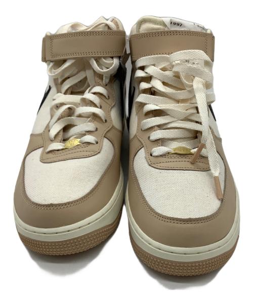 NIKE（ナイキ）NIKE (ナイキ) AIR FORCE1 MID ベージュ×ブラウン サイズ:28.5の古着・服飾アイテム