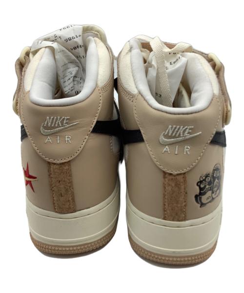 NIKE（ナイキ）NIKE (ナイキ) AIR FORCE1 MID ベージュ×ブラウン サイズ:28.5の古着・服飾アイテム