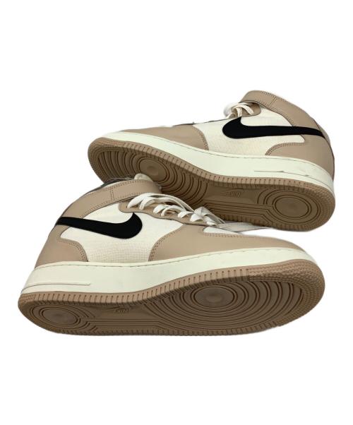 NIKE（ナイキ）NIKE (ナイキ) AIR FORCE1 MID ベージュ×ブラウン サイズ:28.5の古着・服飾アイテム