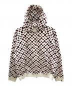 A BATHING APEア ベイシング エイプ）の古着「ジップパーカー　Y2K」｜ホワイト×レッド