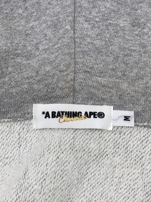 A BATHING APE（ア ベイシング エイプ）A BATHING APE (ア ベイシング エイプ) スーパーマリオ (スーパーマリオ) ジップパーカー グレー サイズ:Mの古着・服飾アイテム