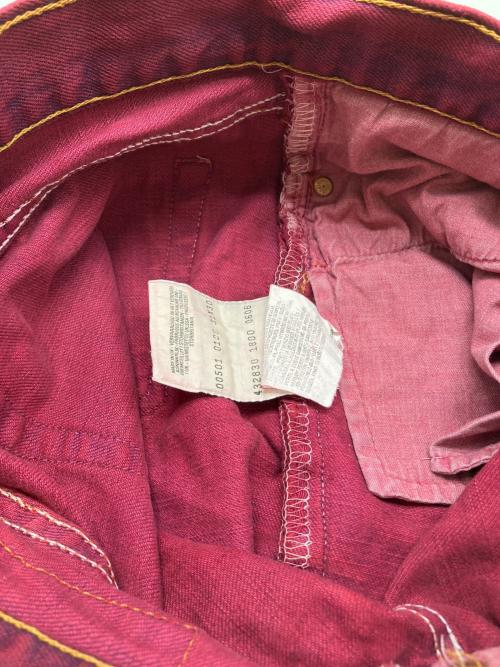 LEVI'S（リーバイス）LEVI'S (リーバイス) 00s 501後染めデニムパンツ 2006年6月製 釦裏299 古着 パープル サイズ:W31×L30の古着・服飾アイテム
