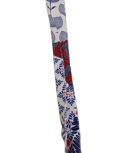 freada（フリーダ）freada (フリーダ) ノースリーブ・キャミソールワンピース　パッチワークエプロンドレス パープル サイズ:FREEの古着・服飾アイテム