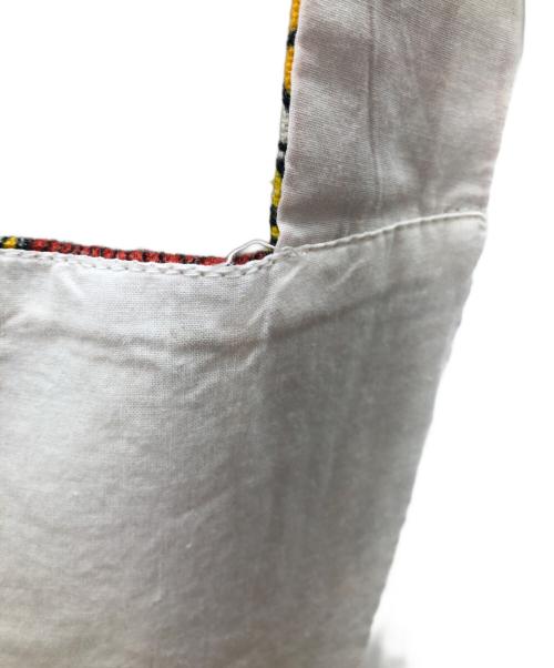 freada（フリーダ）freada (フリーダ) パッチワークエプロンドレス レッド サイズ:Ｆ 未使用品の古着・服飾アイテム