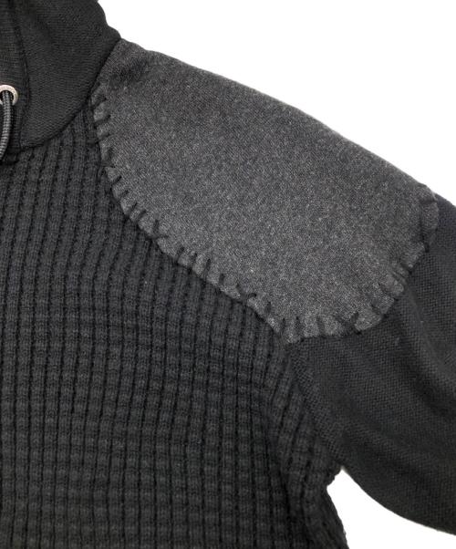 DIESEL（ディーゼル）DIESEL (ディーゼル) ニットジップパーカー　Y2K ブラック サイズ:不明の古着・服飾アイテム