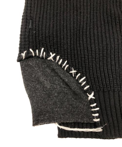 DIESEL（ディーゼル）DIESEL (ディーゼル) ニットジップパーカー　Y2K ブラック サイズ:不明の古着・服飾アイテム