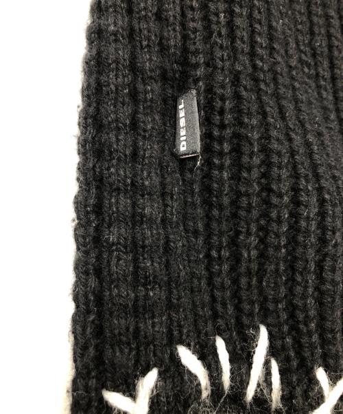 DIESEL（ディーゼル）DIESEL (ディーゼル) ニットジップパーカー　Y2K ブラック サイズ:不明の古着・服飾アイテム