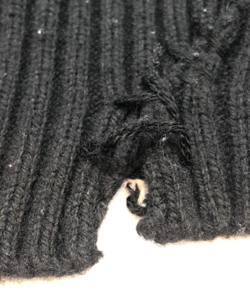 DIESEL（ディーゼル）DIESEL (ディーゼル) ニットジップパーカー　Y2K ブラック サイズ:不明の古着・服飾アイテム