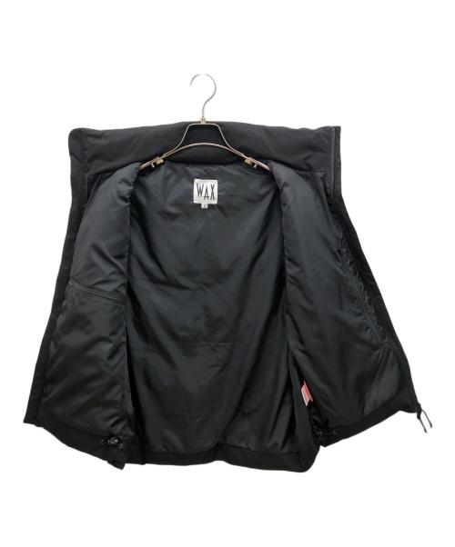 WAX（ワックス）WAX (ワックス) 中綿ベスト ブラック サイズ:Mの古着・服飾アイテム