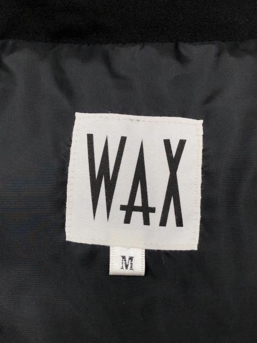 WAX（ワックス）WAX (ワックス) 中綿ベスト ブラック サイズ:Mの古着・服飾アイテム