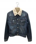 TRUE RELIGIONトゥルー レリジョン）の古着「裏ボアジャケット」｜インディゴ