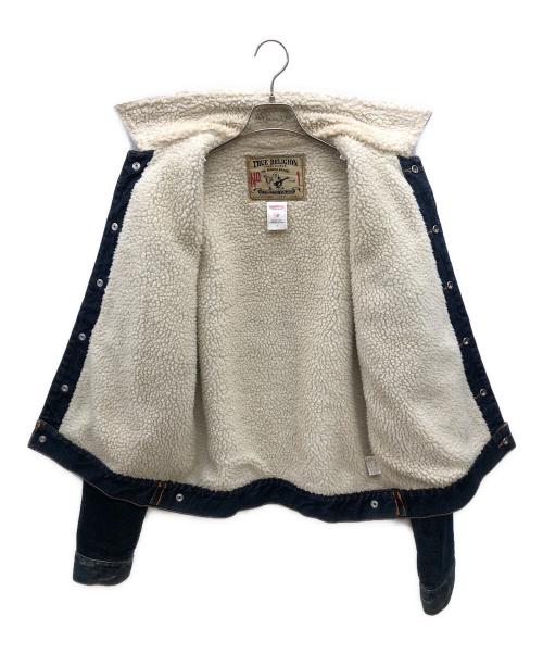 TRUE RELIGION（トゥルー レリジョン）TRUE RELIGION (トゥルー レリジョン) 裏ボアジャケット インディゴ サイズ:Mの古着・服飾アイテム