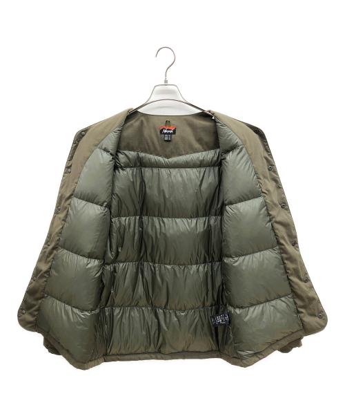 NANGA（ナンガ）NANGA (ナンガ) ダウンジャケット　タキビリップストップインナーダウンカーディガン カーキ サイズ:Ⅿの古着・服飾アイテム