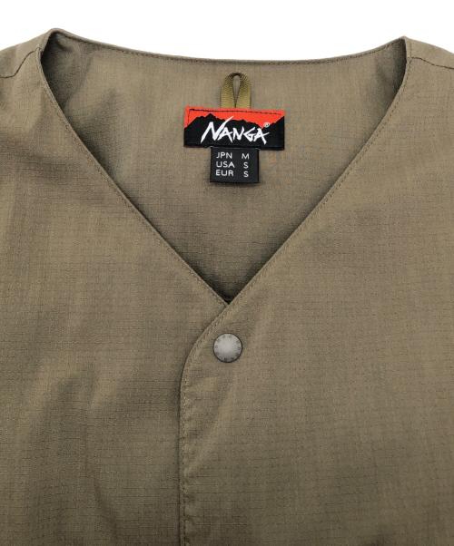 NANGA（ナンガ）NANGA (ナンガ) ダウンジャケット　タキビリップストップインナーダウンカーディガン カーキ サイズ:Ⅿの古着・服飾アイテム
