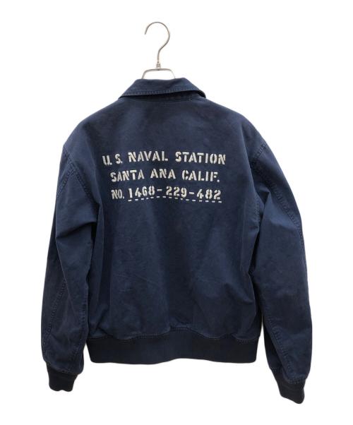 AVIREX（アヴィレックス）AVIREX (アヴィレックス) RESTORE COLLECTION MILITARY COTTON UTILITY JACKET ネイビー サイズ:Mの古着・服飾アイテム