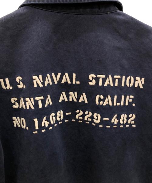 AVIREX（アヴィレックス）AVIREX (アヴィレックス) RESTORE COLLECTION MILITARY COTTON UTILITY JACKET ネイビー サイズ:Mの古着・服飾アイテム