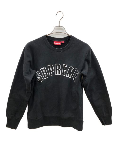 SUPREME（シュプリーム）SUPREME (シュプリーム) アーチロゴクルーネックスウェット ブラック サイズ:Sの古着・服飾アイテム