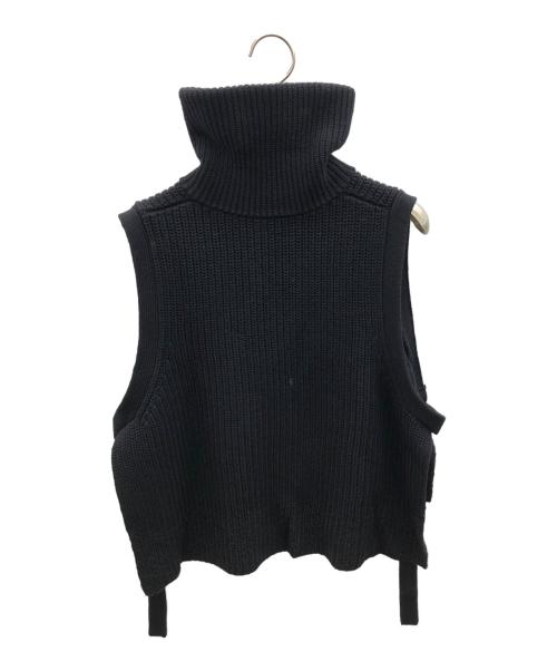 DIESEL（ディーゼル）DIESEL (ディーゼル) 厚手ニット ブラック サイズ:Mの古着・服飾アイテム