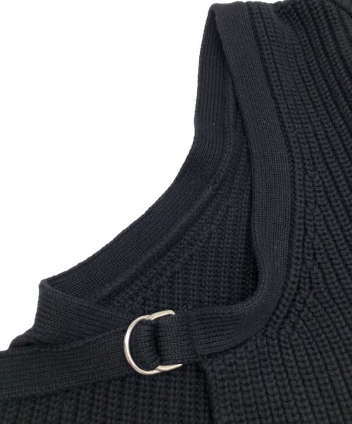 DIESEL（ディーゼル）DIESEL (ディーゼル) 厚手ニット ブラック サイズ:Mの古着・服飾アイテム